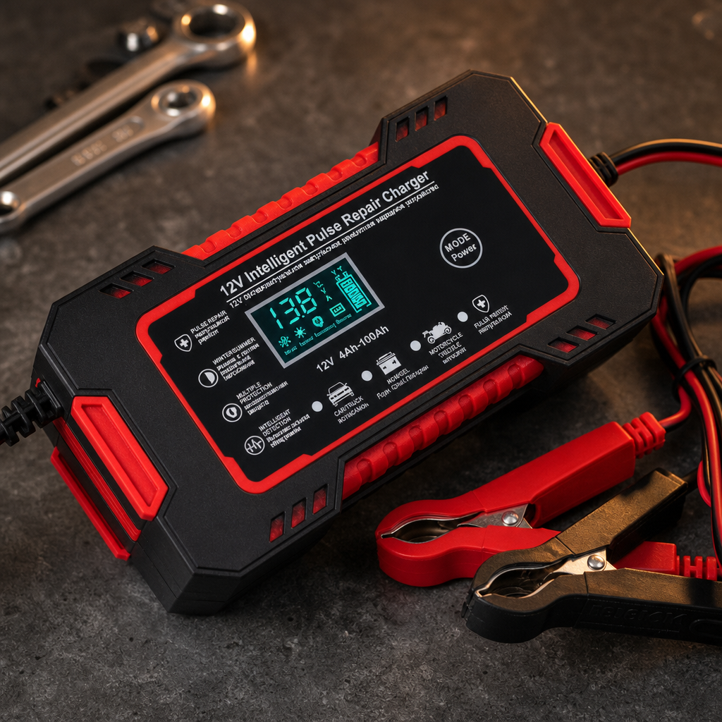 Cargador de Batería 12V 6A - Tu Carro Siempre Arranca, 30% OFF