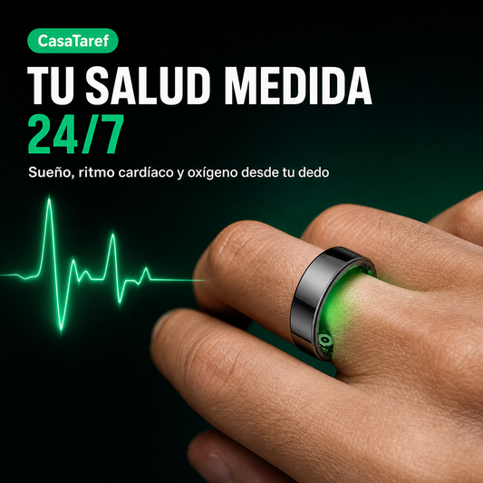 Anillo Smart Ring - Tu Salud Medida 24/7 Sin Cargar un Reloj