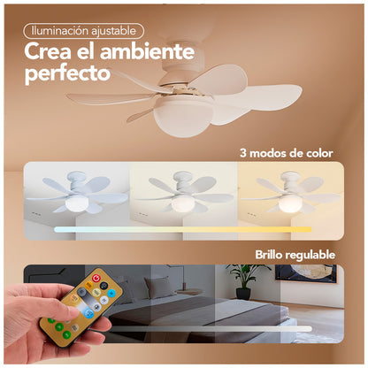 Foco Ventilador LED - Ilumina y Refresca - Instálalo en 1 Minuto sin Técnico