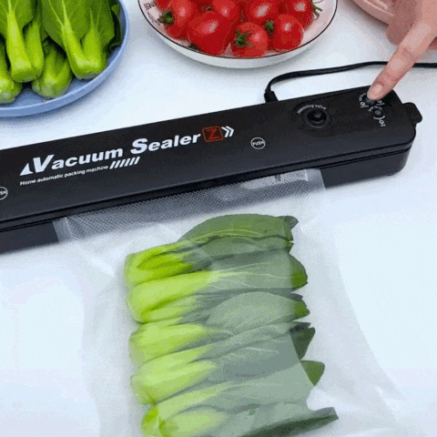 Selladora al Vacío – Conserva y Organiza – Mantén tus Alimentos Frescos Hasta 5 Veces Más en Minutos